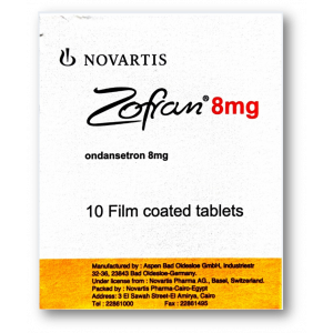 ZOFRAN 8 MG ( ONDANSETRON ) 10 FILM-COATED TABLETS